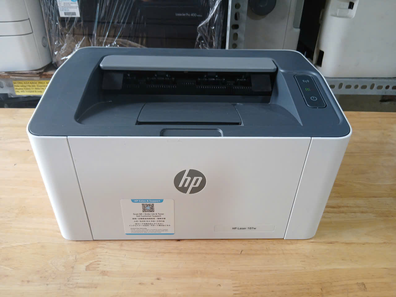 Máy in laser đen trắng HP 107w cũ giá rẻ tại TPHCM